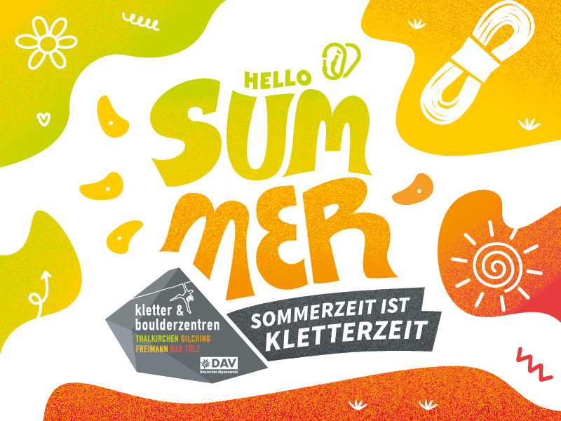 Plakat mit Ferienangeboten